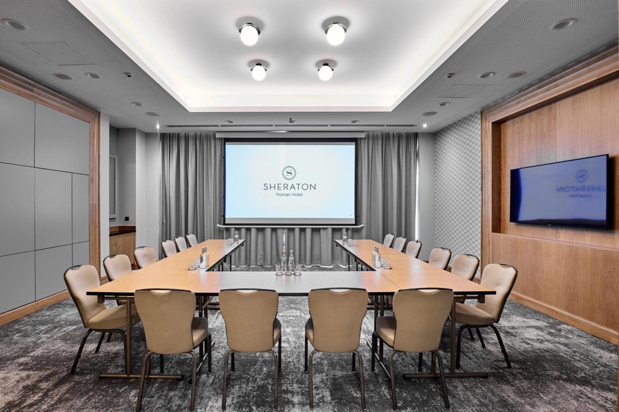Sheraton Poznan Hotel Exterior photo A meeting room at Sheraton New York